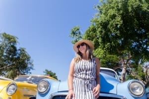 Photo of a Woman at the Run in the Sun Car Show
