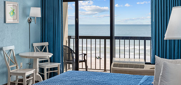 Relaxing   
Accommodations with Ocean view at  North Shore Oceanfront Hotel, Myrtle Beach